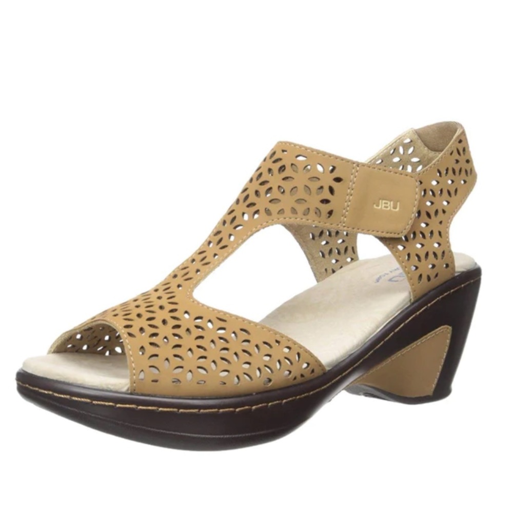JBU by JambuWomen's Chloe Wedge Sandal sand size 6